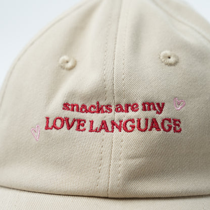 Snacks are my Love Language  I  Kid's Cap