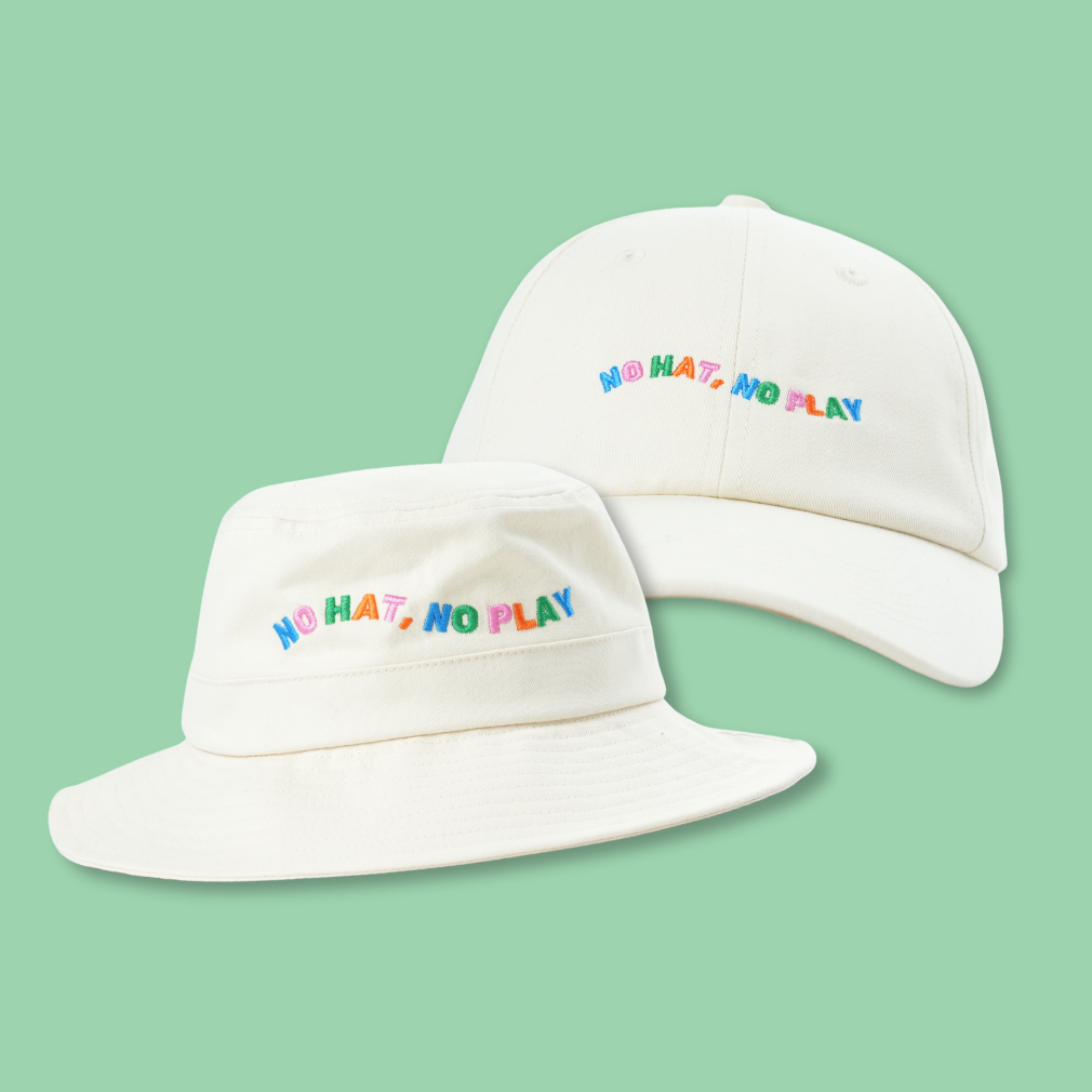 No Hat No Play  I  Kid's Bucket Hat